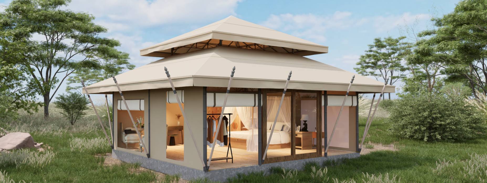 美溪区户外野奢帐篷